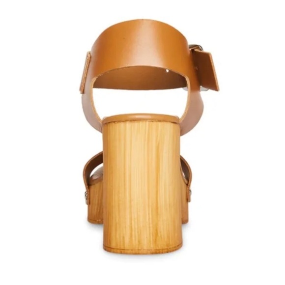 Steve Madden Colada Tan Leather Sandals - Picture 4 of 5